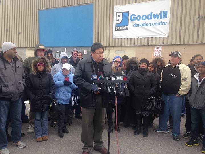 Goodwill employees speak out after stores closed across the province on Jan. 20, 2016.