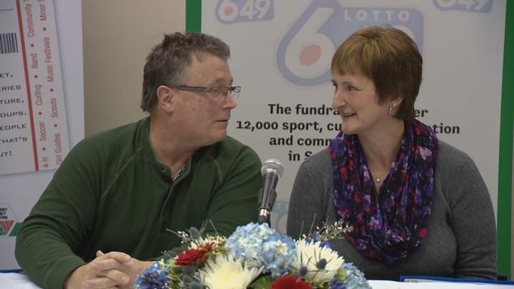 A Hague, Sask. couple is the province’s latest millionaires, winning $5 million in Lotto 6-49.