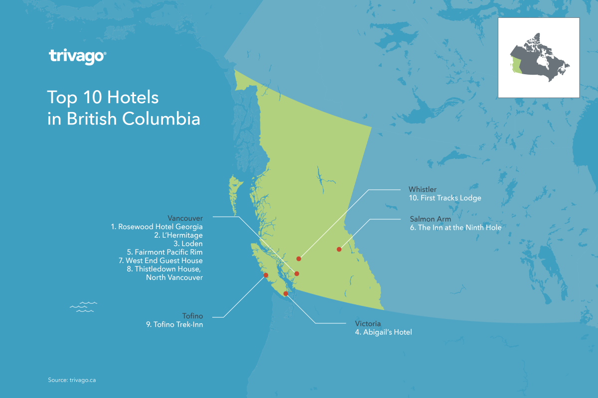 Hotels in B.C., Ontario and Quebec top list of best-rated accommodations - image