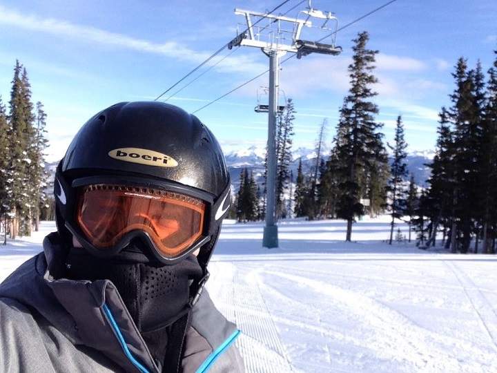 Reporter Sean O’Shea in Vail, CO.