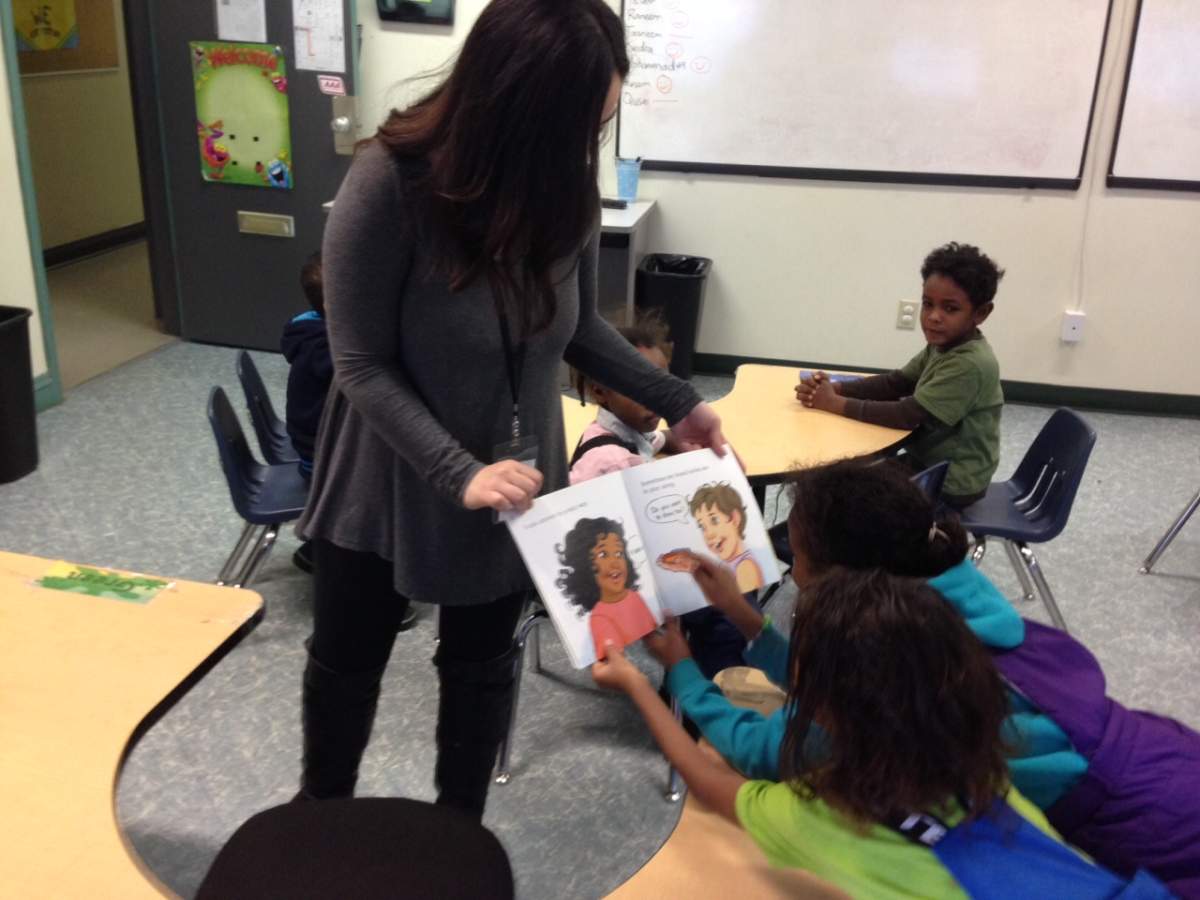 Children aged 6-9 in the Introduction to Canadian Education program.