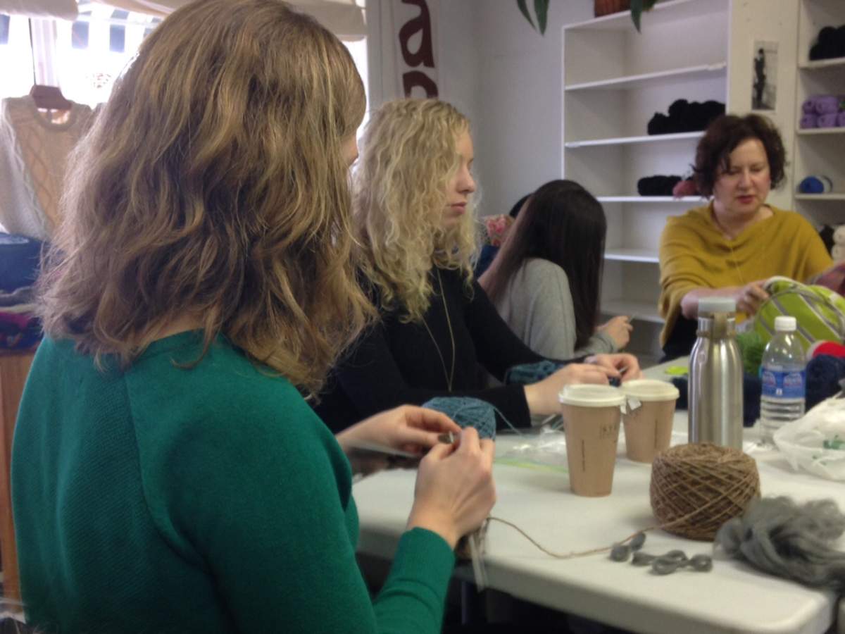 A local knitting group is collecting winter clothes for Syrian refugees.