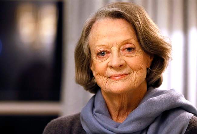 British actress Dame Maggie Smith in London, Wednesday, Dec. 16, 2015.
