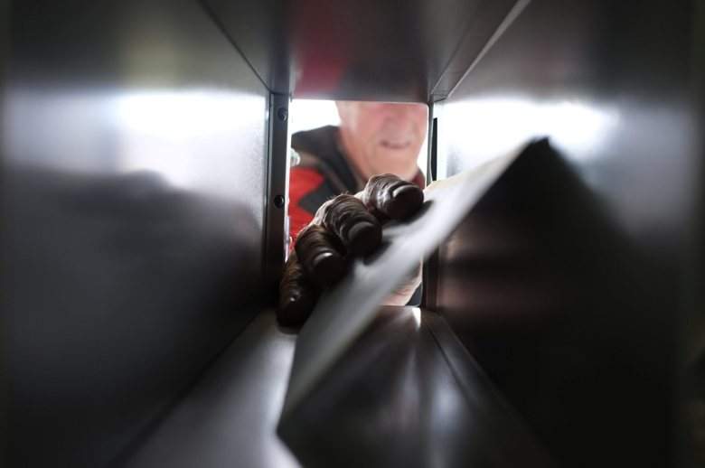 A van carrying Alberta government mail was stolen in June, the province said.
