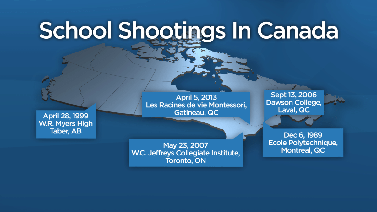 A history of school shootings in Canada - image