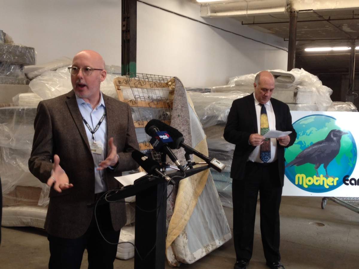 For $10 you can have your old mattress recycled locally. 