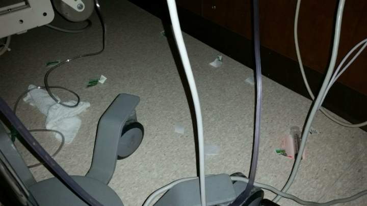 Cheryl Pakula says she noticed dirty floors, medical waste under the bed and staff that didn't immediately respond to requests for cleanups while spending time with a loved one in the Dr. F. H. Wigmore Regional Hospital.