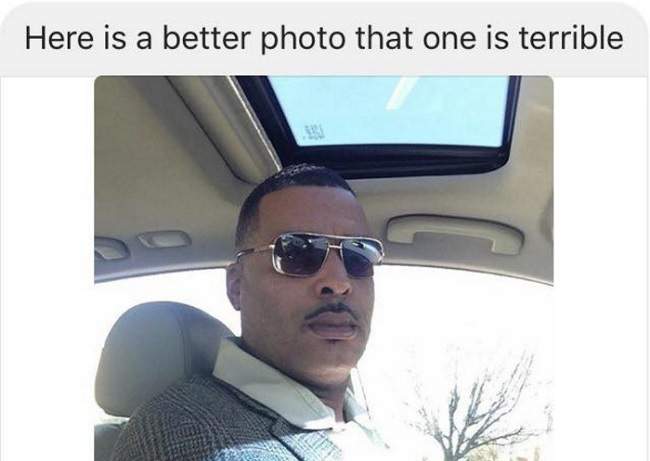 A wanted man sent a 'better photo' to police for use in his pursuit.