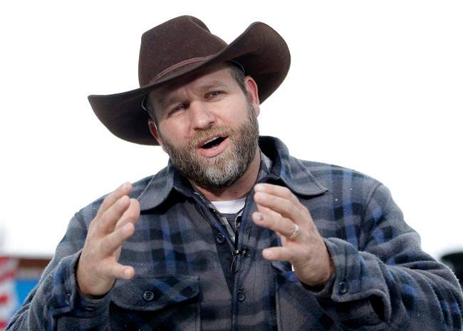 FILE - In a Tuesday, Jan. 5, 2016 file photo, Ammon Bundy speaks during an interview at Malheur National Wildlife Refuge, near Burns, Ore.