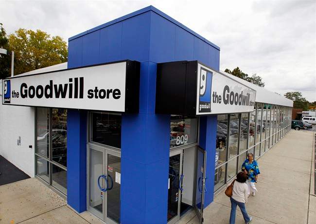 File shot of a Goodwill store. 