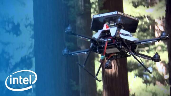 The German company, Ascending Technologies, already uses some Intel gear in its flying devices.