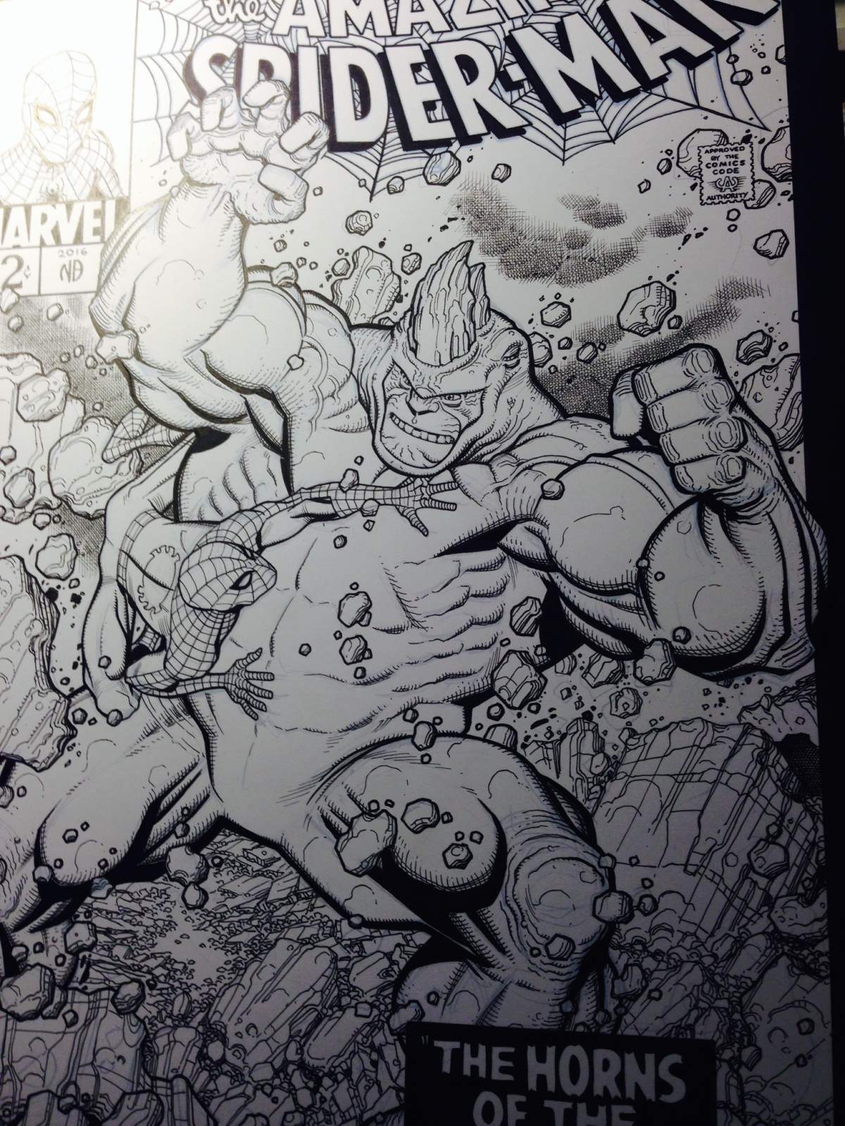 Bradshaw has become a world-renowned comic book artist, in part through drawing well-known characters, including Spider-Man.