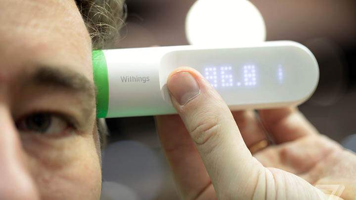 Withings Thermo reads accurate temperature and connects tour phone via WiFi