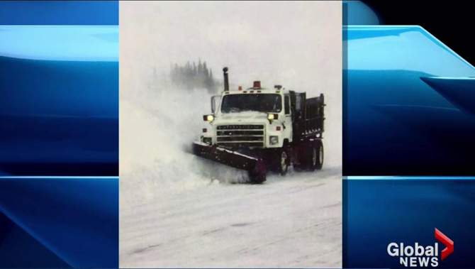 2009 file photo. The only ice road into Wollaston Lake, a northern Saskatchewan community, is dangerously thin.