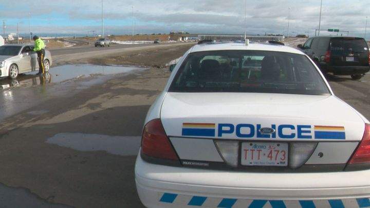 Alberta RCMP patrol Yellowhead Trail and Anthony Henday Drive east of Edmonton Monday, Feb. 15, 2016.