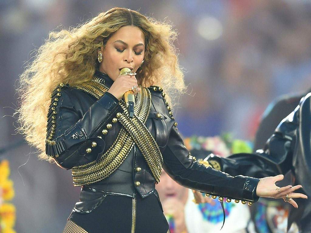Beyonce at the Super Bowl