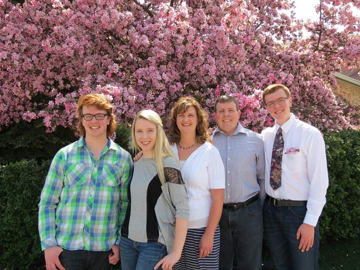 Caldwell family photo.