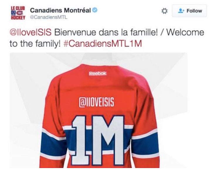 A screen-grab of one of the tweets in question.
