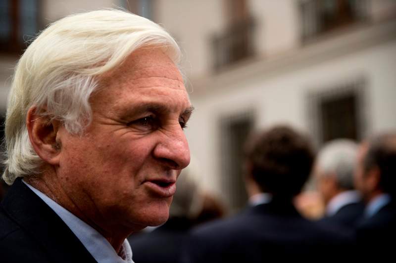 Uruguayan Roberto Canessa, one of the 16 survivors of an airplane crash in the Chilean Andes in 1972 and who remained lost in the mountains for 72 days.