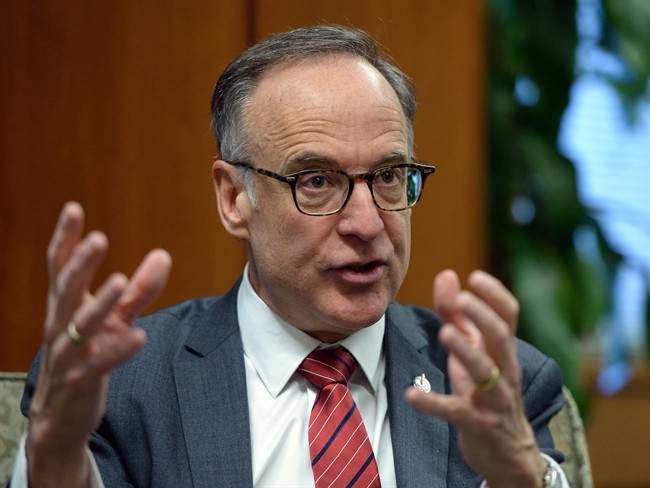 Liberal MP Rob Oliphant takes part in an interview on Parliament Hill, in Ottawa on Friday, Feb. 26, 2016. 