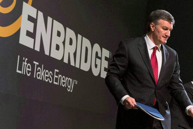 Enbridge President and CEO Al Monaco is pictured during the company's annual general meeting in Toronto on May 6, 2015.