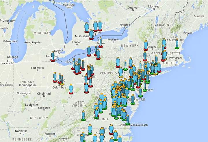 The number of reports as documented by the American Meteor Society as of Feb. 1.