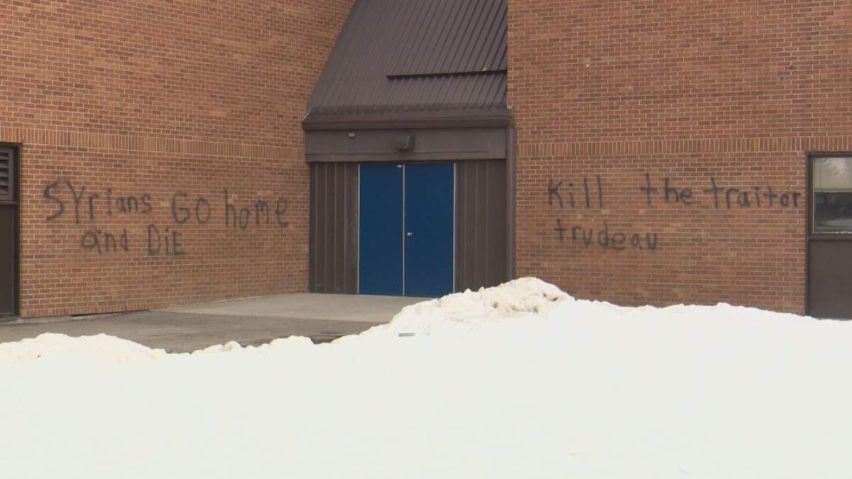 There’s been another round of racist hate graffiti sprayed in Calgary. Feb 14, 2016