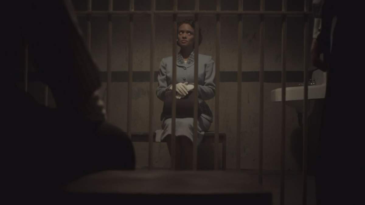 A still frame from the Heritage Minute featuring Viola Desmond. 