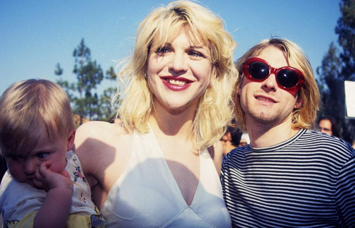 Courtney Love and Kurt Cobain