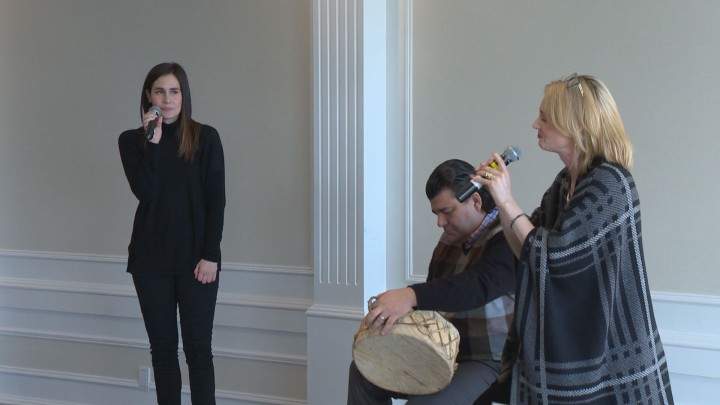 Kay Nasser has pledged to donate up to $100,000 for every download of a song by Saskatoon artist Elly Thorn. All proceeds go to the Canadian Red Cross.