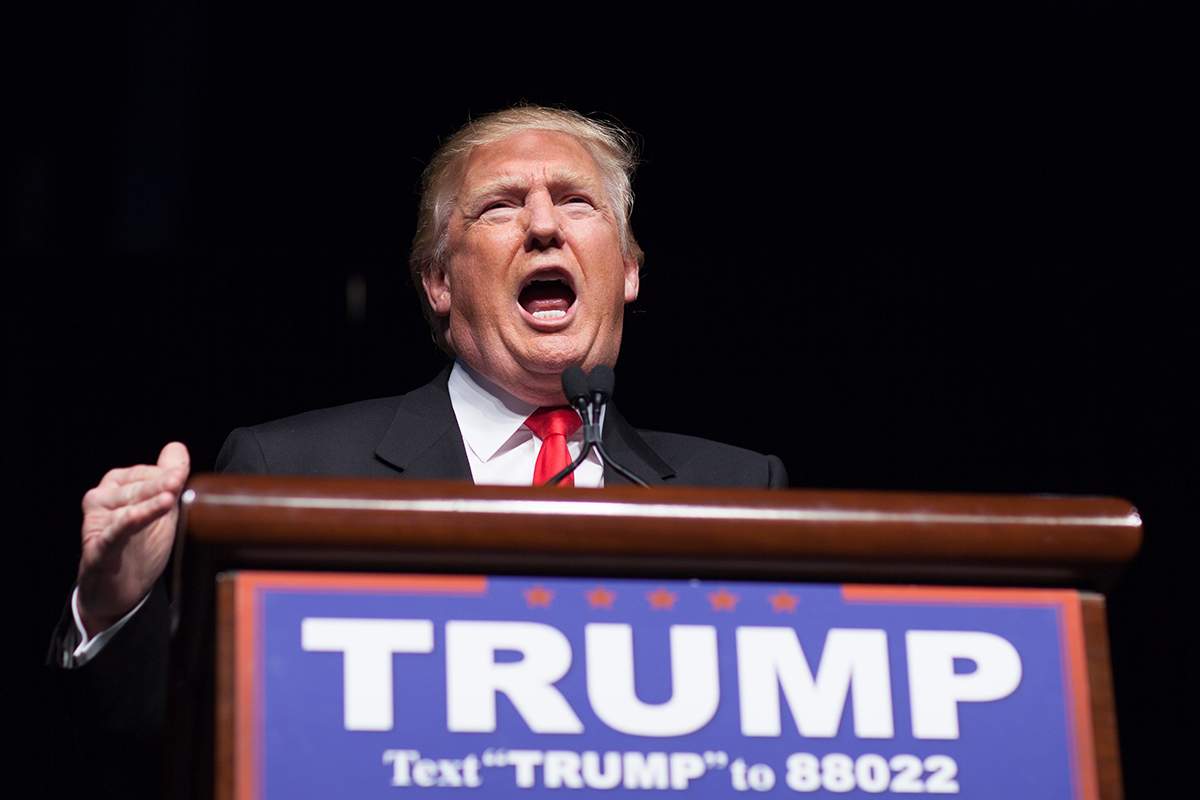 Republican presidential candidate Donald Trump.