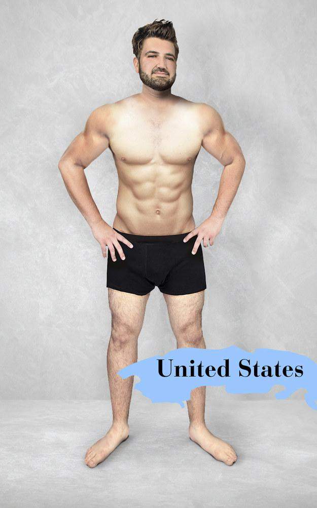 How the ‘ideal’ male physique looks around the world - image