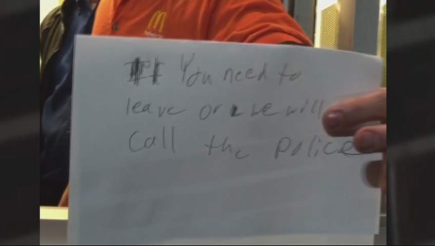 Hearing impaired man not loving McDonald’s after being refused service - image