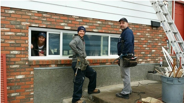Centra Windows donated windows, screens and the door for a NOW Canada Society safe house.