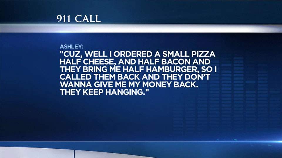 Woman calls 911 after pizza shop gets order wrong; wants police to get involved - image