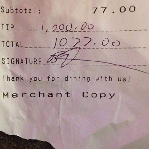 Amy Schumer leaves $1,000 tip on $77 bill at New York theatre - image