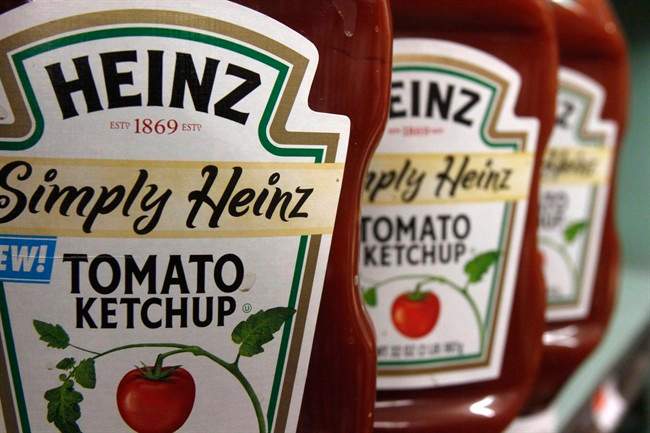 This March 2, 2011, file photo, shows containers of Heinz ketchup on the shelf of a market, in Barre, Vt.
