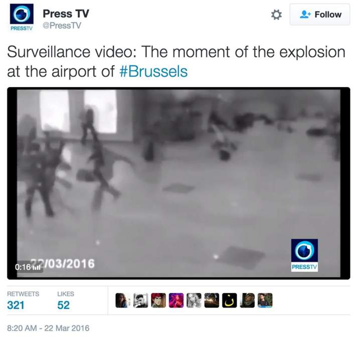 Brussels attack: CCTV footage from 2011 bombing mistakenly shared as footage from Belgium - image
