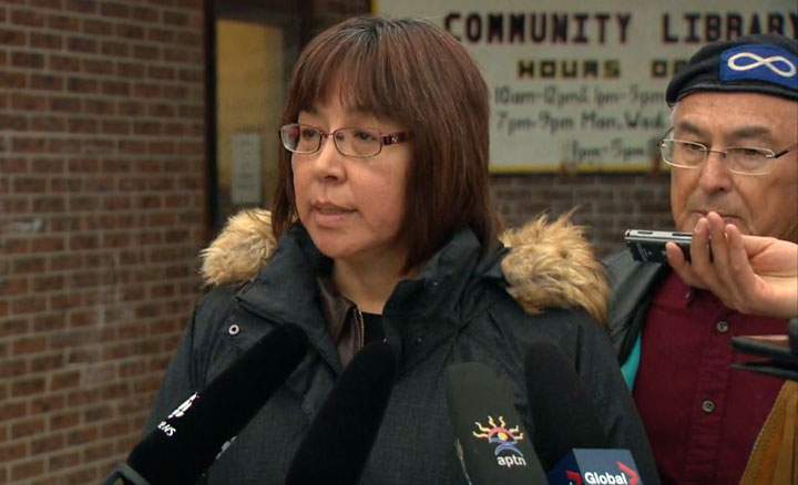 Georgina Jolibois says people in the Dene community are showing signs of post-traumatic stress disorder.