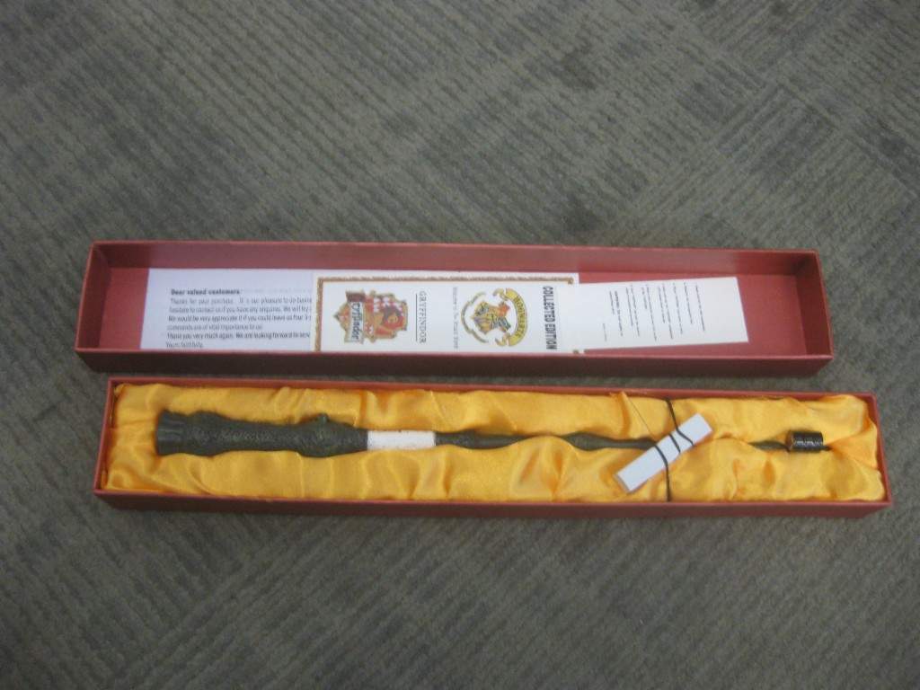 A Harry Potter wand is one of the thousands of items listed on the Canadian government's surplus website. 