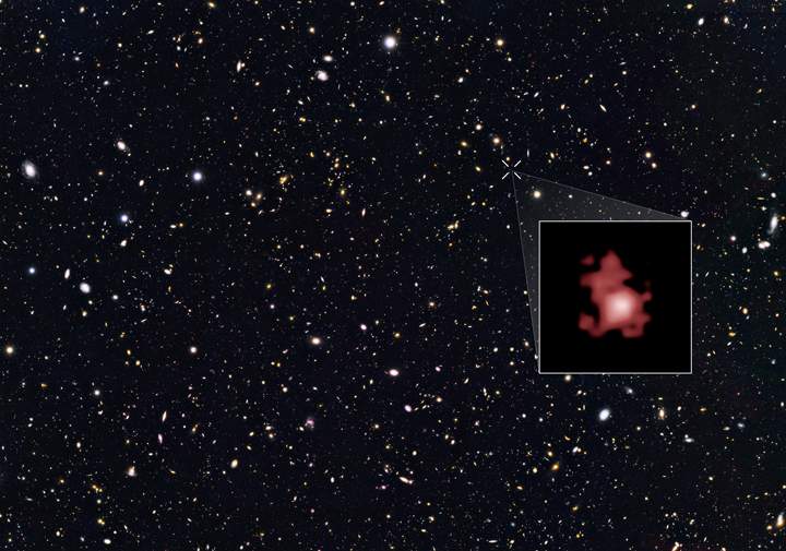 Galaxy GN-z11, the farthest galaxy ever seen.