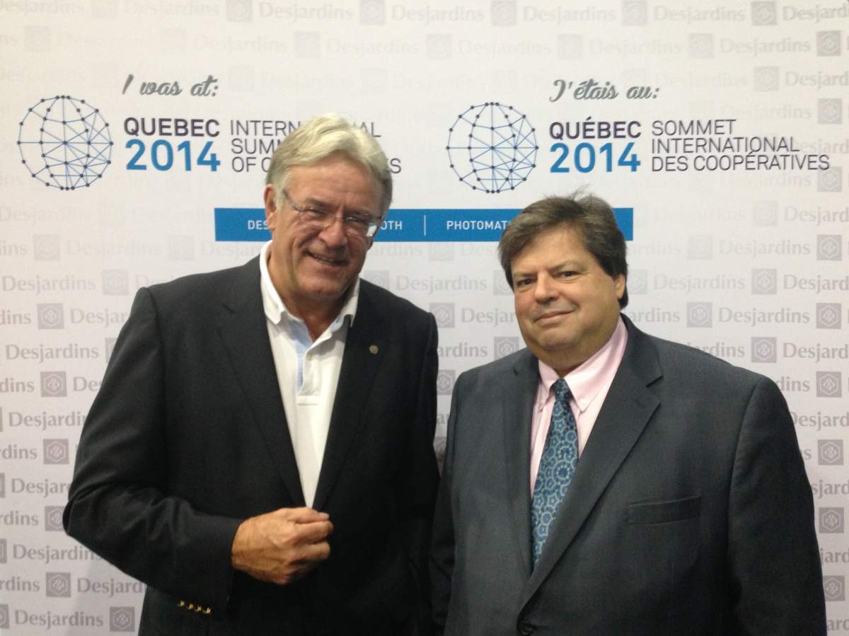 Belanger and Sekula at co-op summit