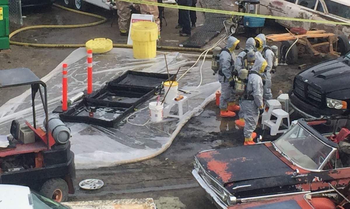 RCMP in hazmat suits  dismantle drug lab in West Kelowna.