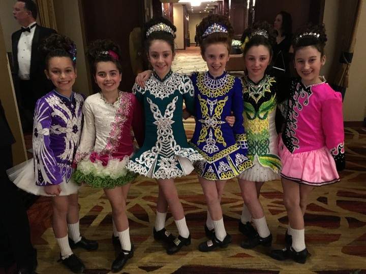 Dancers from the Bernadette Short School of Irish Dancing, Friday, March 4, 2016.