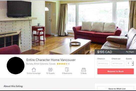 Burnaby woman says landlord evicted her so he could list home on Airbnb - image
