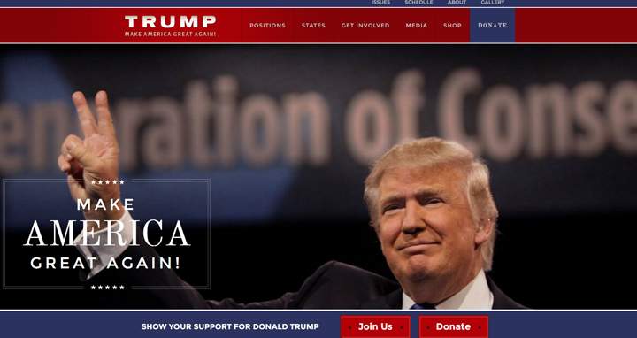 Saskatchewan voters looking for NDP Leader Cam Broten online might be confused to see U.S presidential hopeful Donald Trump's face.