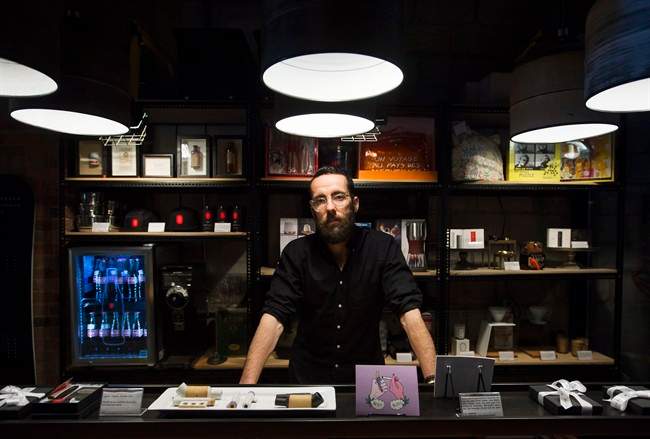 Alan Gertner CEO of Tokyo Smoke poses for a photograph at his business in Toronto on Tuesday, March, 2016. 