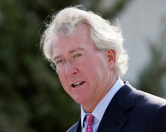 In a Sept. 8, 2009, file photo, Chesapeake Energy Corp. CEO Aubrey McClendon speaks during the opening of a compressed natural gas filling station in Oklahoma City. Oklahoma City police say McClendon, a natural gas industry titan who was indicted on Tuesday, March 1, 2016, by a federal grand jury for allegedly conspiring to rig bids to buy oil and natural gas leases in northwest Oklahoma, was killed Wednesday in a fiery single-car crash in Oklahoma City.