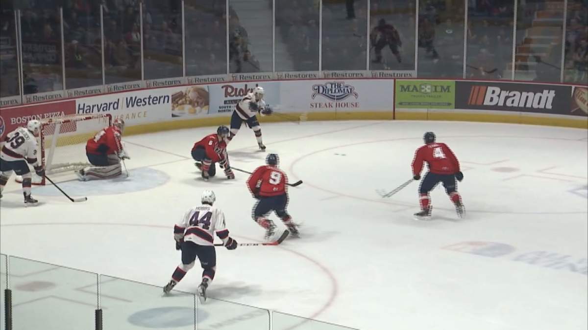 Rykr Cole's goal at 14:11 of the third stood up as the winner as the Regina Pats slipped past the Lethbridge Hurricanes to go up 2-1 in their first-round series.