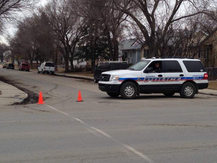 Regina Police's SWAT team is currently at a house in North Central Regina where a man has barricaded himself in the home.